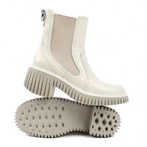 4CCCCEES PLITA CELLA Leather Boot Ivory With Velvet Lining SZ EU 38